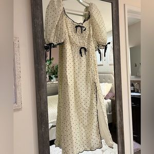 For Love And Lemons Polka Dot Dress
